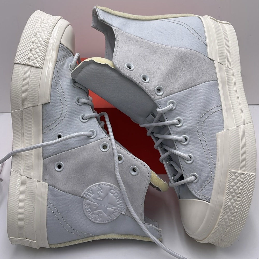 Converse WMNS CHUCK 70 PLUS HI MOONBATHE/EGRET/MOONBATHE A05259C Platforms Snkrs - Picture 12 of 16